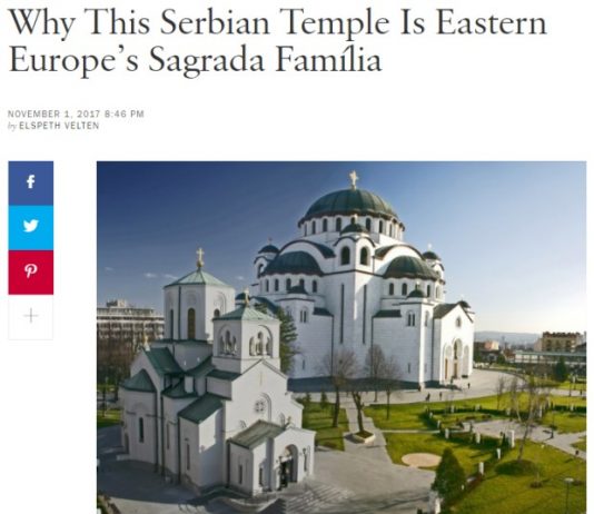 Познати АМЕРИЧКИ ЧАСОПИС: Храм Светог Саве је НАЈВЕЋА АТРАКЦИЈА у источној Европи храм светог саве
